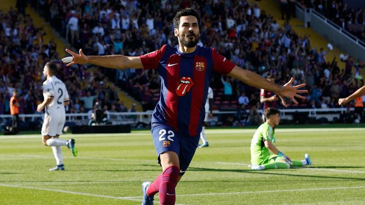 Gündogan rychle otevírá skóre po velké minele hostů v zápase Barcelona – Real (1:0).