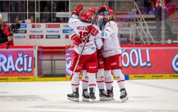 Třinec porazil Osvětim 5:0 a postoupil do play off Ligy mistrů po skvělém výkonu v 18. minutě.