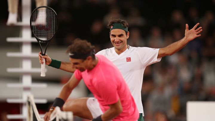 Roger Federer psal Rafaelu Nadalovi s velkou emocí: „Jsem upravoval trenýrky s maximální intenzitou.“