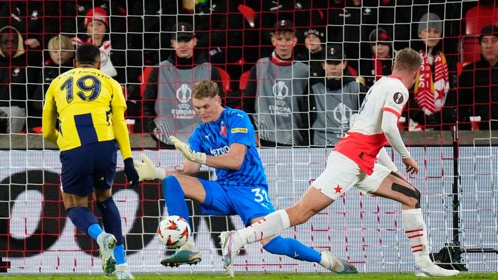 Slavia poražena Fenerbahce v koncovce 1:2 v Evropské lize.