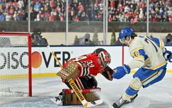 Mrázek scored six goals in an NHL outdoor game, Dostál secured the win