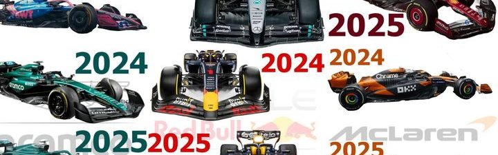 Souboj barev v rámci závodů Formule 1: Nový design Red Bullu, změna barvy Ferrari a tradiční zelená.